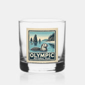 Olympischer Nationalpark Whiskyglas (Vorderseite)