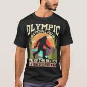 Olympischer Nationalpark - Zuhause des Bigfoot T-Shirt (Vorderseite)