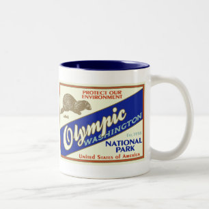 Olympischer Nationalpark Zweifarbige Tasse