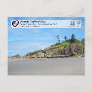 Olympischer Nationalpark - zweiter Strand, La Push Postkarte