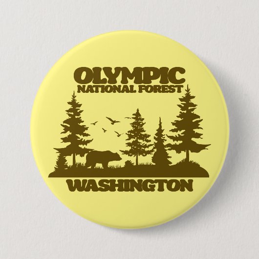 Olympischer Nationalwald Button (Vorderseite)