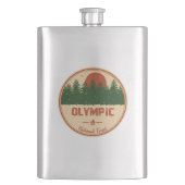 Olympischer Nationalwald Flachmann (Vorderseite)