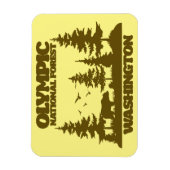 Olympischer Nationalwald Magnet (Vertikal)