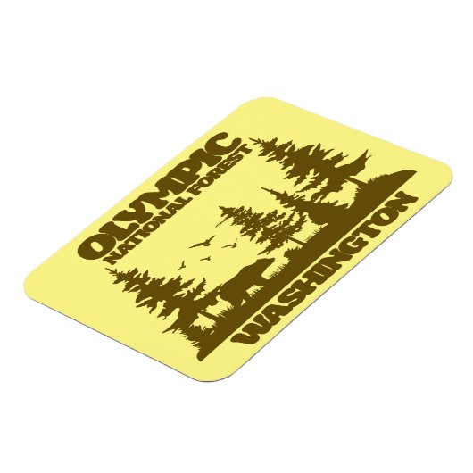 Olympischer Nationalwald Magnet (Linke Seite)