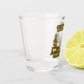 Olympischer Nationalwald Schnapsglas (Links)
