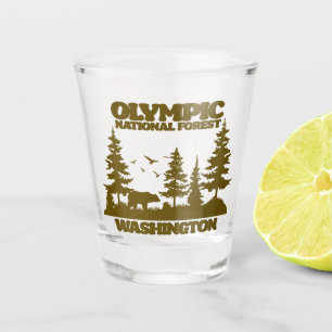 Olympischer Nationalwald Schnapsglas