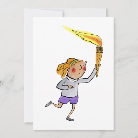 Olympischer Torch Einladung (Vorderseite)