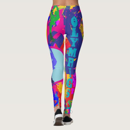 OLYMPISCHES EISLAUFEN LEGGINGS (Rückseite)
