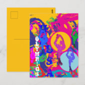 OLYMPISCHES EISLAUFEN  POSTKARTE (Vorne/Hinten)