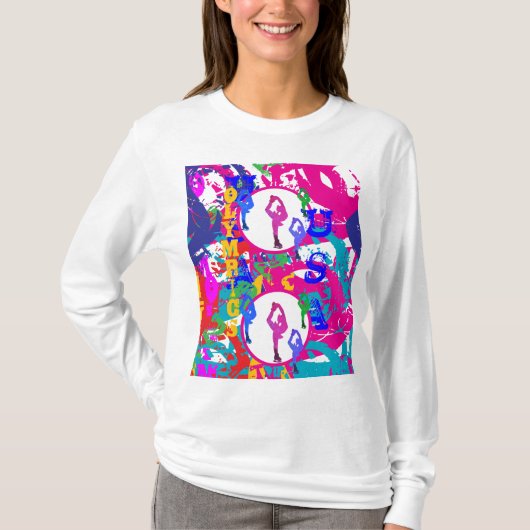 OLYMPISCHES EISLAUFEN T-Shirt (Vorderseite)