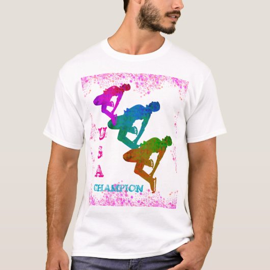 OLYMPISCHES EISLAUFEN T-Shirt (Vorderseite)