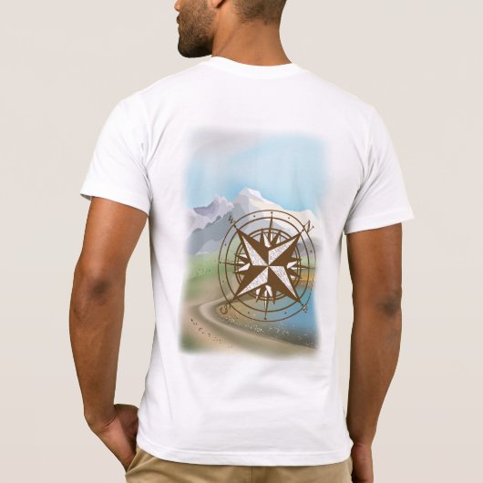 Olympisches Entdeckungs-Hinterfahrt-shirt T-Shirt (Rückseite)