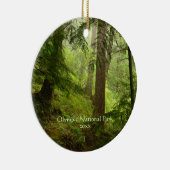 Olympisches Foto im Nationalpark Rainforest Keramik Ornament (Rechts)