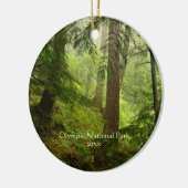 Olympisches Foto im Nationalpark Rainforest Keramik Ornament (Links)