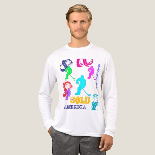 OLYMPISCHES HOCKEY Tri-Blend SHIRT (Vorderseite komplett)