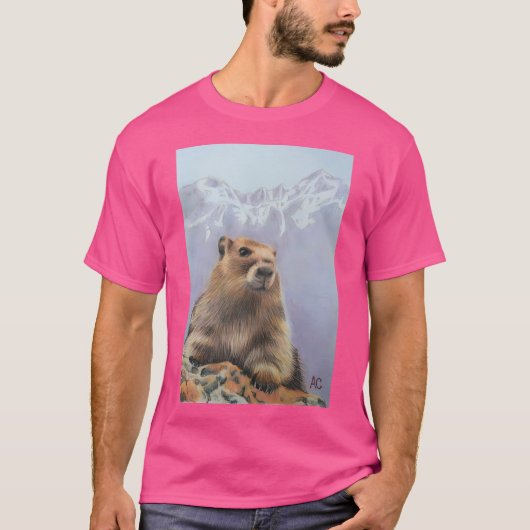 Olympisches Marmot T-Shirt (Vorderseite)