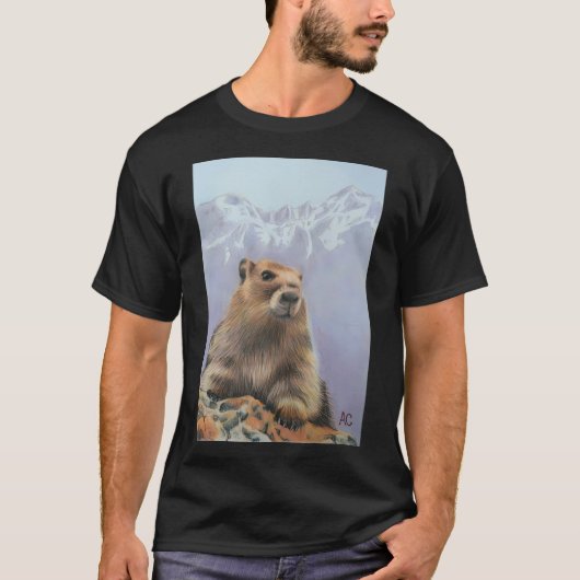 Olympisches Murmeltier T-Shirt (Vorderseite)