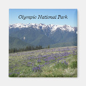 olympisches Nationalpark-Foto Magnet (Vorne)