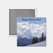 Olympisches Nationalparkmagazin Magnet (Vorderseite/Rückseite)