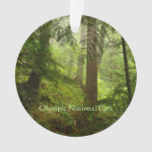Olympisches Rainforest Foto Ornament (Vorderseite)