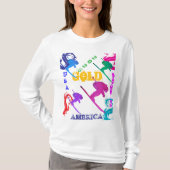OLYMPISCHES SKIFAHREN T-Shirt (Vorderseite)