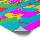 OLYMPISCHES SNOWBOARDEN POSTER (Ecke)