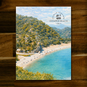Olympos Strand, Provinz Antalya Türkei   Andenken  Postkarte