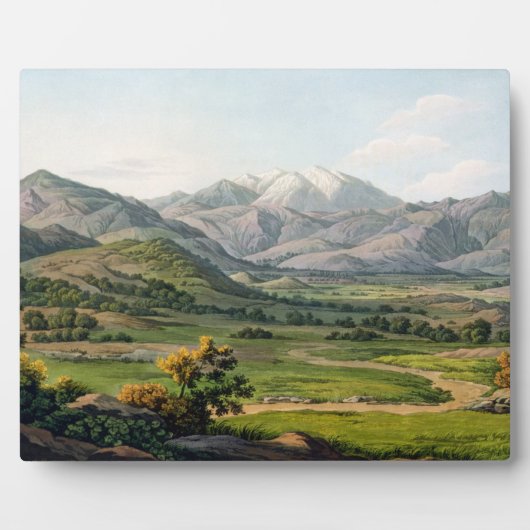 Olympus-Berg, wie zwischen Larissa und Baba gesehe Fotoplatte (Vorderseite)