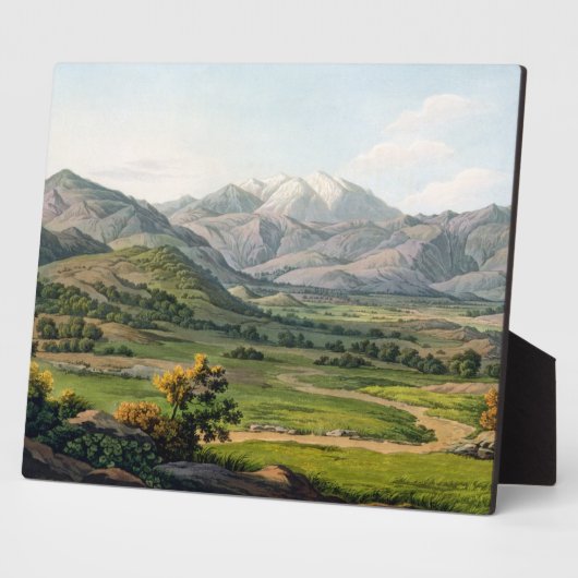 Olympus-Berg, wie zwischen Larissa und Baba gesehe Fotoplatte (Seite)