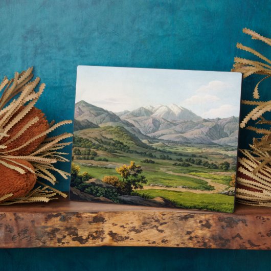 Olympus-Berg, wie zwischen Larissa und Baba gesehe Fotoplatte (Seite)