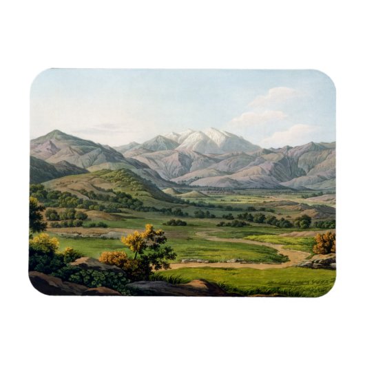 Olympus-Berg, wie zwischen Larissa und Baba gesehe Magnet (Horizontal)