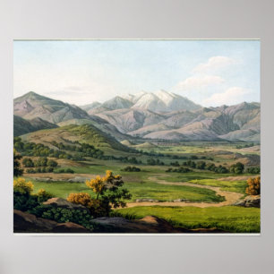 Olympus-Berg, wie zwischen Larissa und Baba gesehe Poster