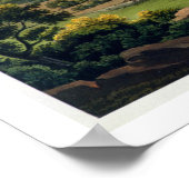 Olympus-Berg, wie zwischen Larissa und Baba gesehe Poster (Ecke)