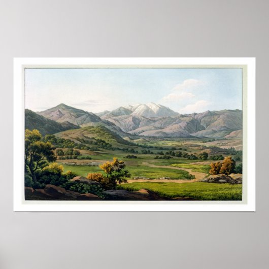 Olympus-Berg, wie zwischen Larissa und Baba gesehe Poster (Vorne)