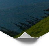 Olympus-Gipfel am Hurricane Ridge Print Poster (Ecke)