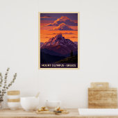 Olympus Griechenland V04 Poster (Küche)