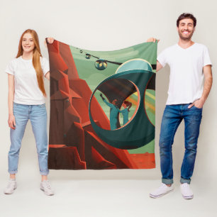 Olympus Mons auf dem Mars ist der höchste Vulkan i Fleecedecke