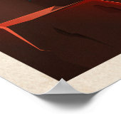 Olympus Mons, Mars Reisen Poster (Ecke)