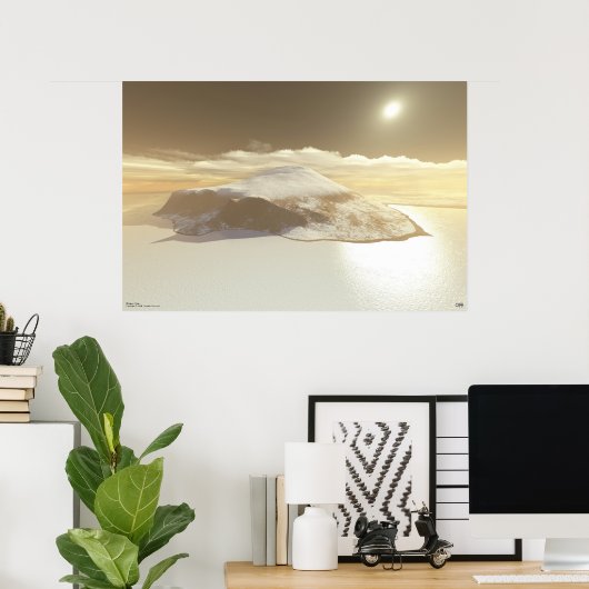 Olympus Mons Poster (Heimbüro)