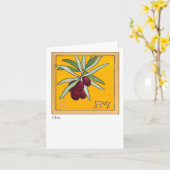 Ölzweig Karte (Gelbe Blume)