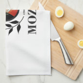 ÖLZWEIG MOZART GESCHIRRTUCH (Viertel Falte)