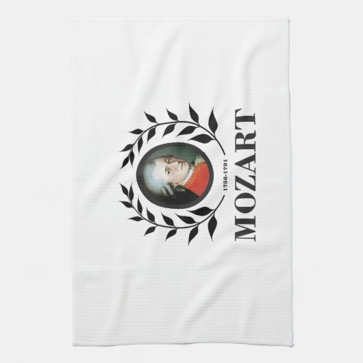 ÖLZWEIG MOZART GESCHIRRTUCH (Vertikal)