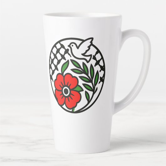 Ölzweig und Taube Milchtasse (Rechts)