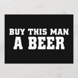 Om31 kaufen diesem Mann Bierbachelor Party lustige Einladung