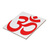 OM (ॐ) - hindisches und buddhistisches Symbol Fliese (Seite)