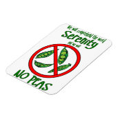 OM 12 Stufen "No Peas" Magnet (Linke Seite)