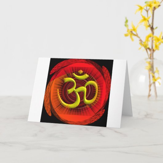 OM 1 KARTE (Gelbe Blume)