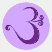 Om - alicious Aufkleber (Vorderseite)