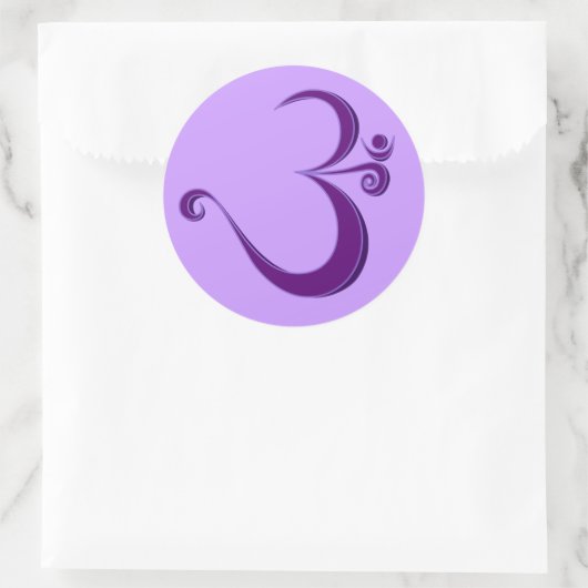 Om - alicious Aufkleber (Tasche)