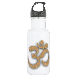 OM am Strand Yoga Edelstahlflasche